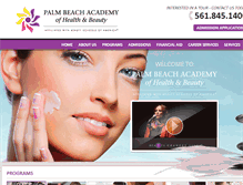 Tablet Screenshot of pbacademy.net